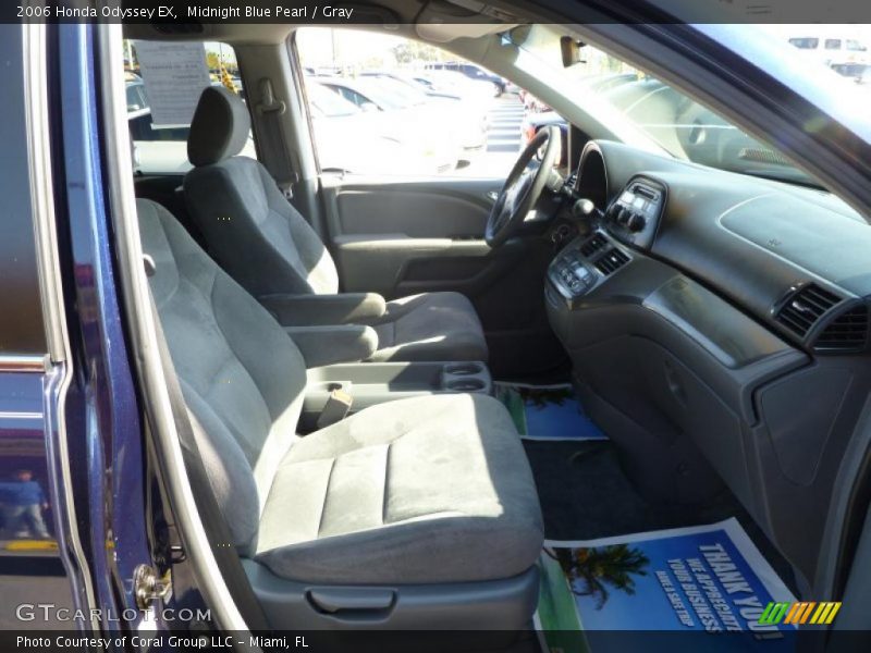 Midnight Blue Pearl / Gray 2006 Honda Odyssey EX