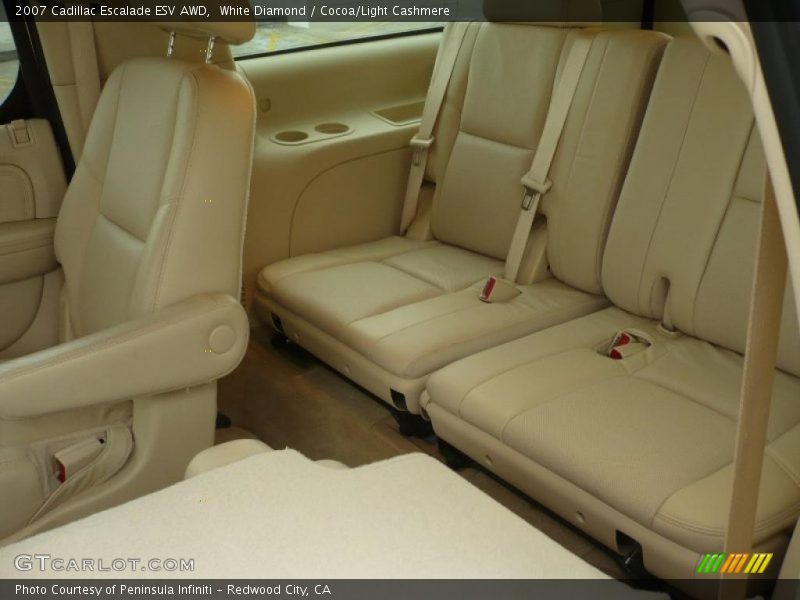 White Diamond / Cocoa/Light Cashmere 2007 Cadillac Escalade ESV AWD