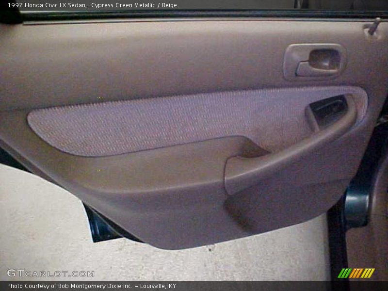 Cypress Green Metallic / Beige 1997 Honda Civic LX Sedan