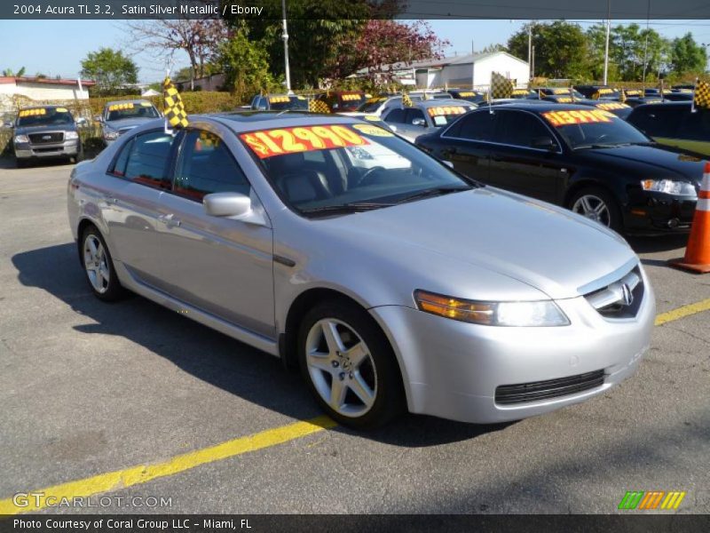 Satin Silver Metallic / Ebony 2004 Acura TL 3.2