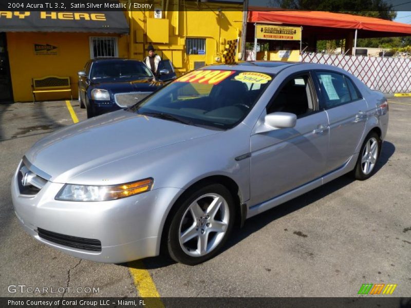 Satin Silver Metallic / Ebony 2004 Acura TL 3.2