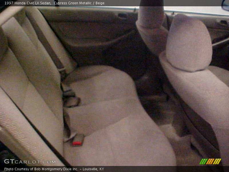 Cypress Green Metallic / Beige 1997 Honda Civic LX Sedan