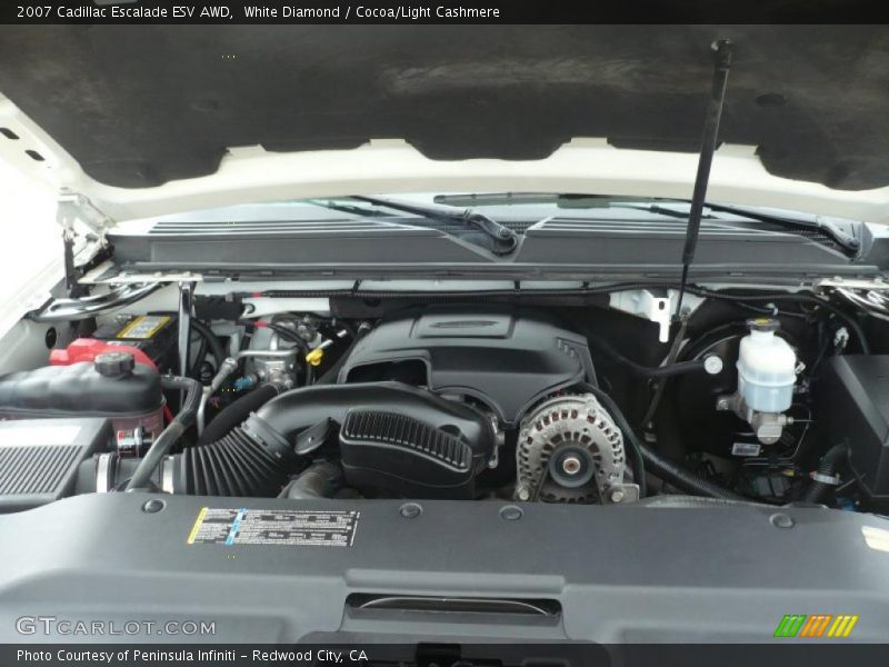 White Diamond / Cocoa/Light Cashmere 2007 Cadillac Escalade ESV AWD