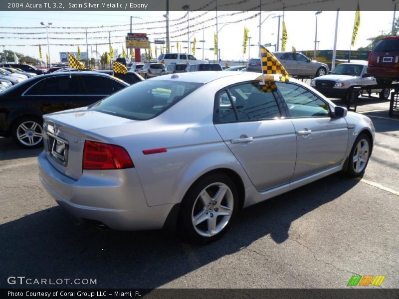 Satin Silver Metallic / Ebony 2004 Acura TL 3.2