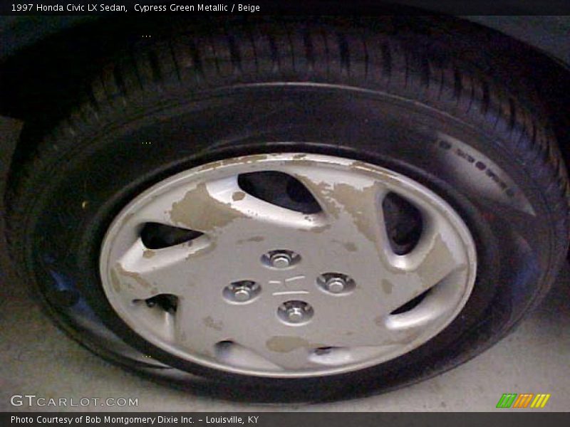 Cypress Green Metallic / Beige 1997 Honda Civic LX Sedan