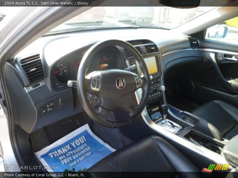Satin Silver Metallic / Ebony 2004 Acura TL 3.2