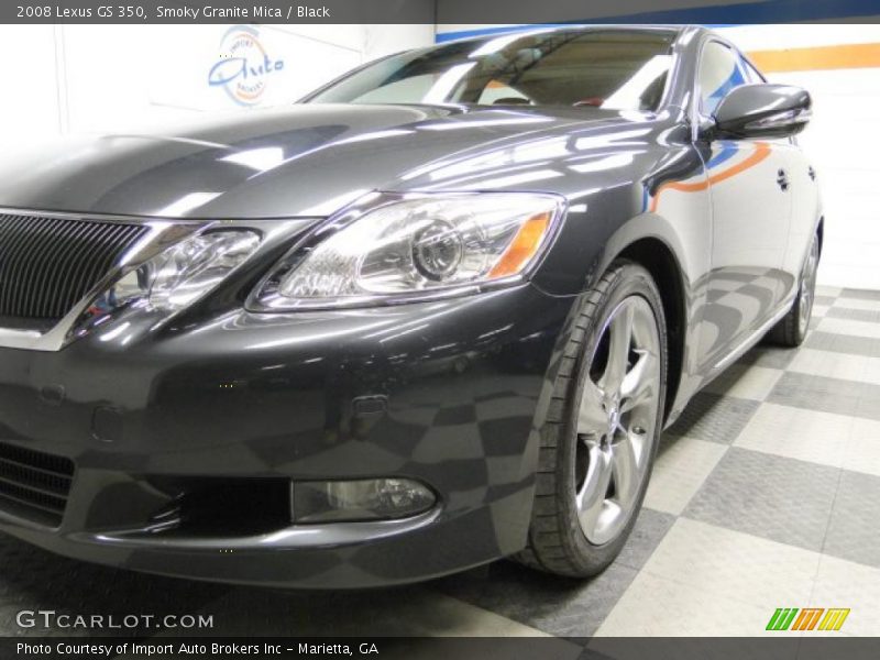 Smoky Granite Mica / Black 2008 Lexus GS 350