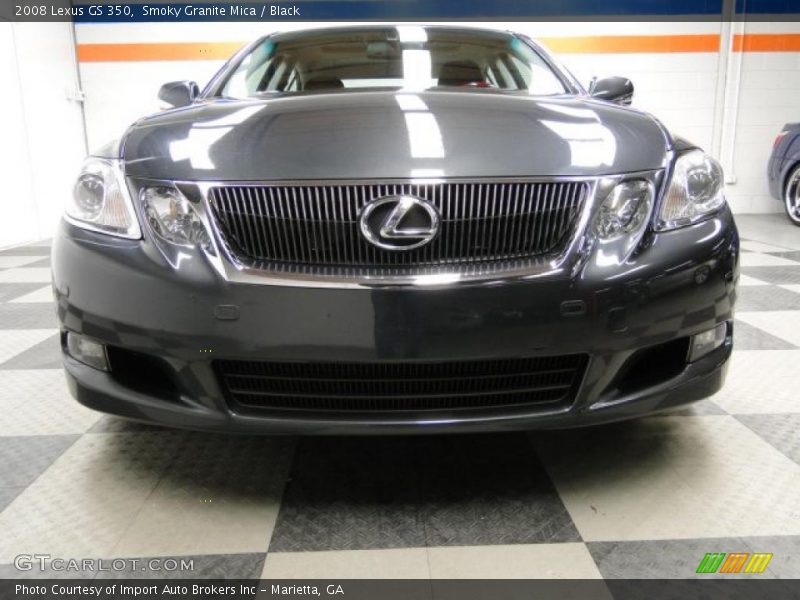 Smoky Granite Mica / Black 2008 Lexus GS 350