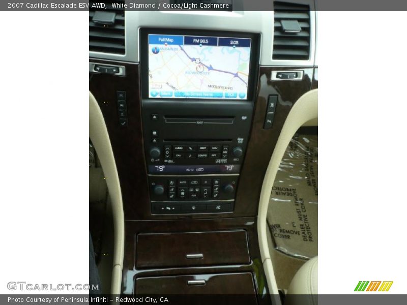 White Diamond / Cocoa/Light Cashmere 2007 Cadillac Escalade ESV AWD