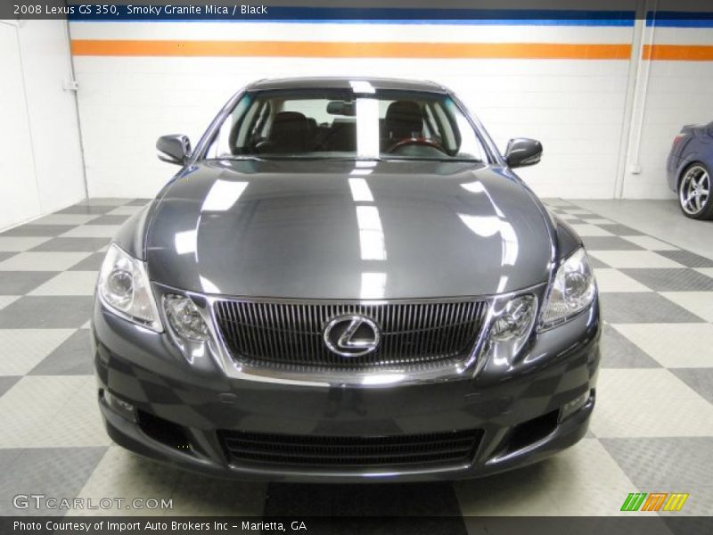 Smoky Granite Mica / Black 2008 Lexus GS 350