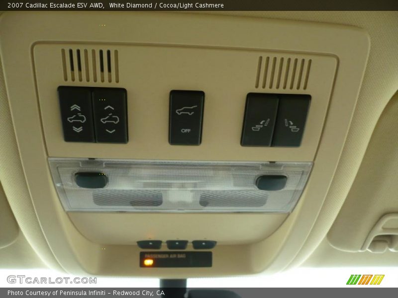 White Diamond / Cocoa/Light Cashmere 2007 Cadillac Escalade ESV AWD