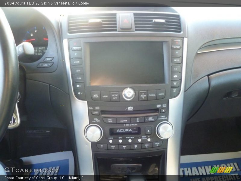 Satin Silver Metallic / Ebony 2004 Acura TL 3.2