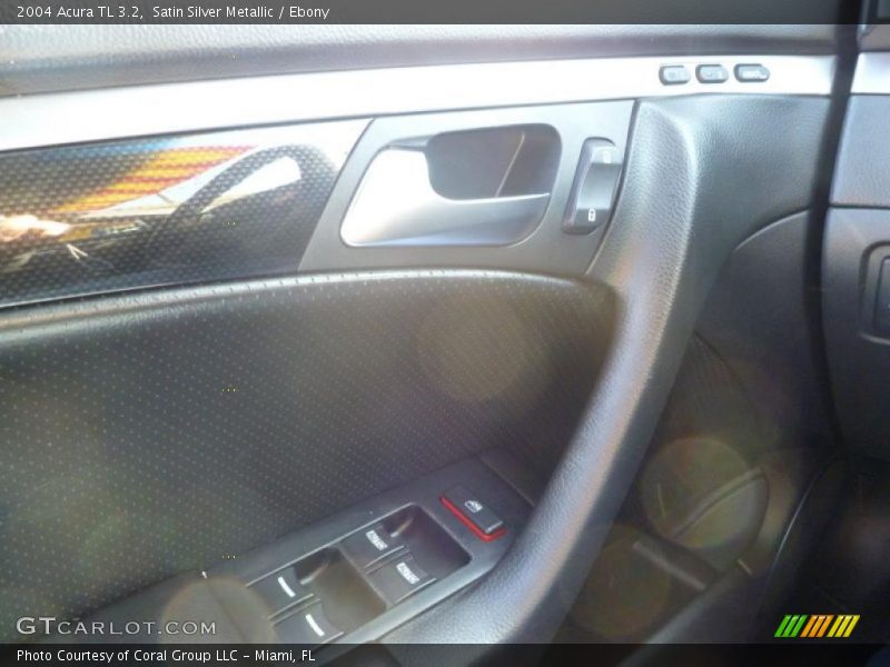 Satin Silver Metallic / Ebony 2004 Acura TL 3.2