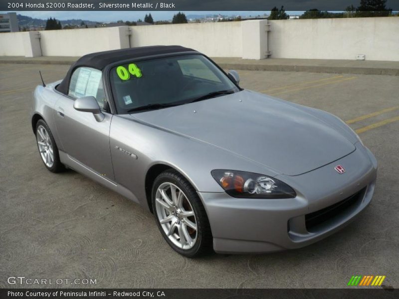 Silverstone Metallic / Black 2004 Honda S2000 Roadster