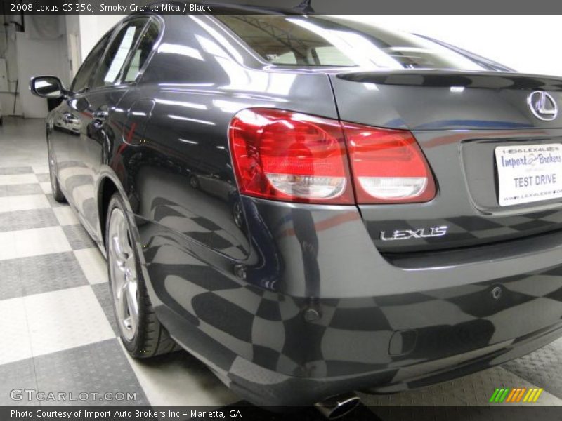 Smoky Granite Mica / Black 2008 Lexus GS 350