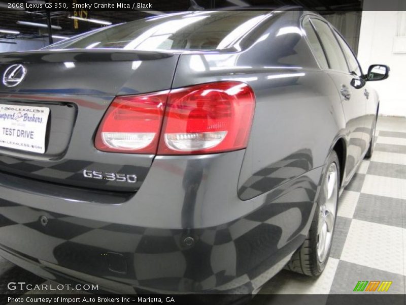 Smoky Granite Mica / Black 2008 Lexus GS 350