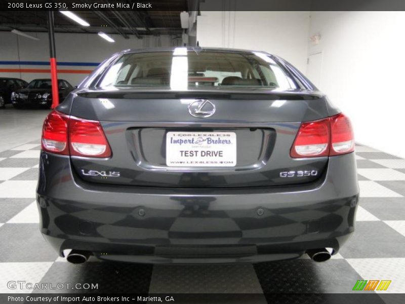 Smoky Granite Mica / Black 2008 Lexus GS 350