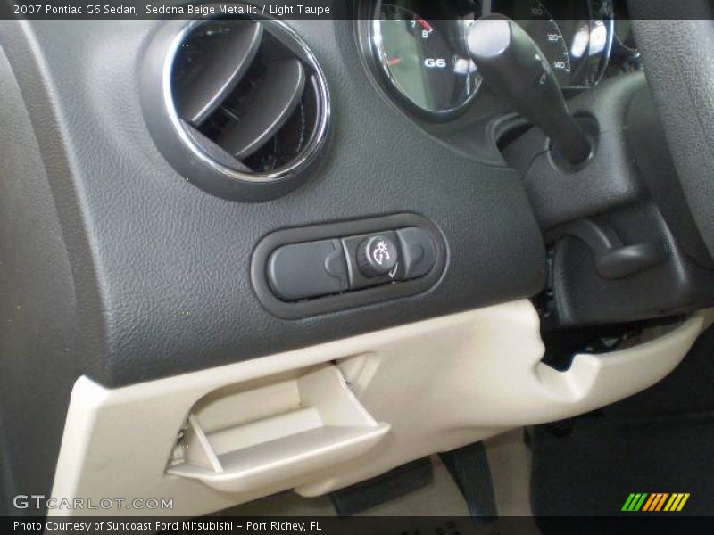 Sedona Beige Metallic / Light Taupe 2007 Pontiac G6 Sedan