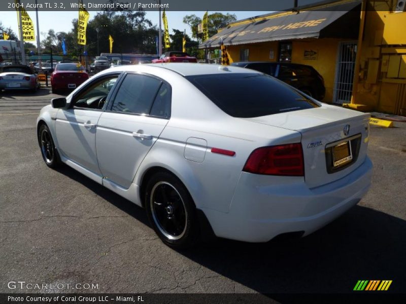 White Diamond Pearl / Parchment 2004 Acura TL 3.2