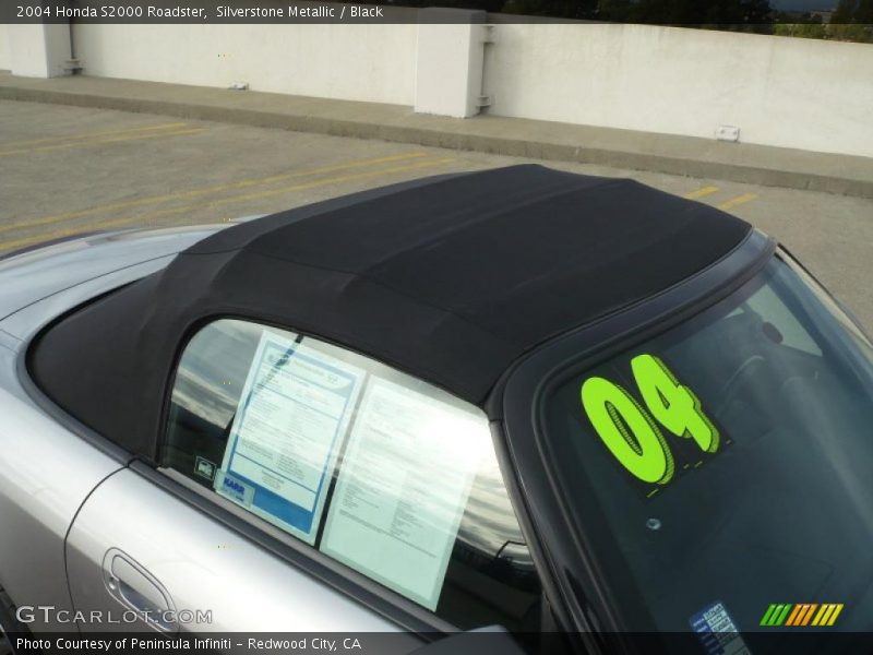 Silverstone Metallic / Black 2004 Honda S2000 Roadster