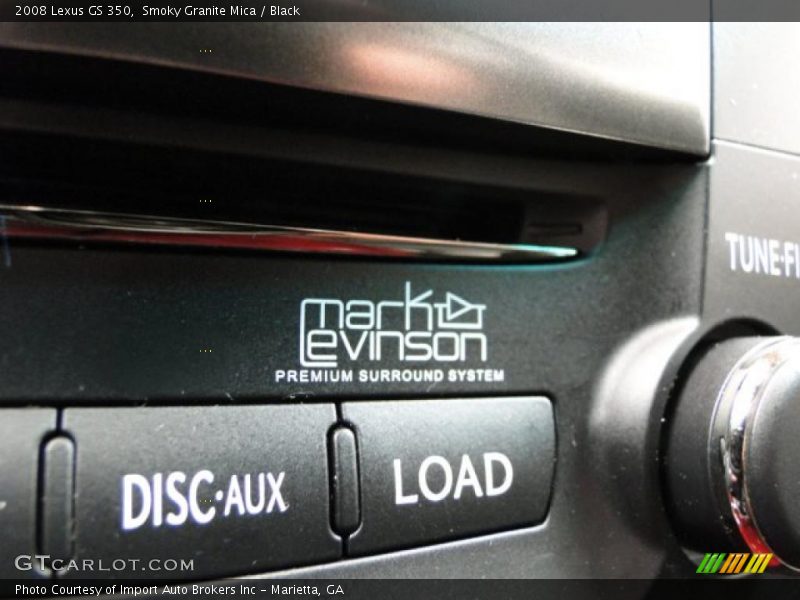 Smoky Granite Mica / Black 2008 Lexus GS 350