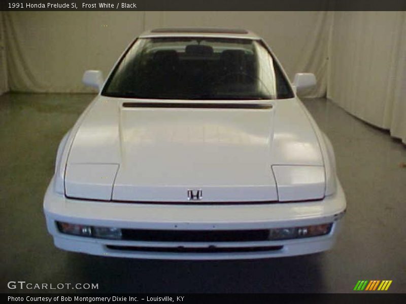 Frost White / Black 1991 Honda Prelude Si