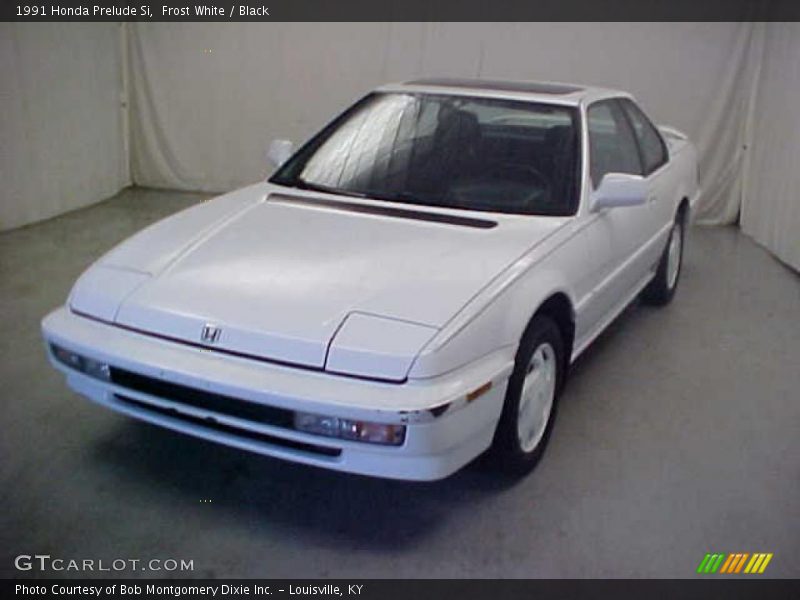 Frost White / Black 1991 Honda Prelude Si