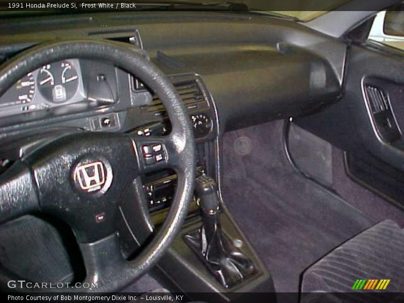 Frost White / Black 1991 Honda Prelude Si