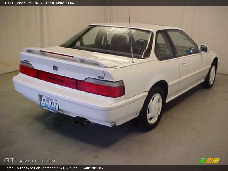 Frost White / Black 1991 Honda Prelude Si