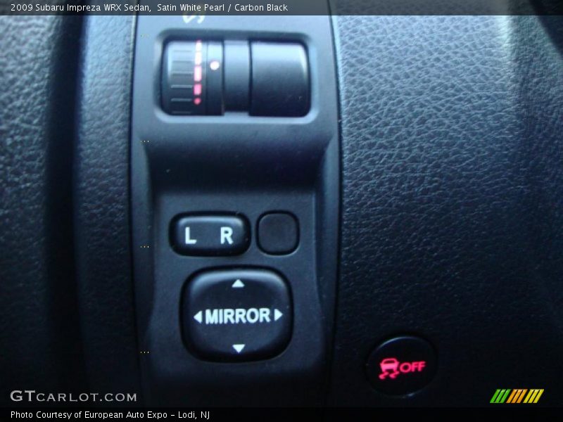 Satin White Pearl / Carbon Black 2009 Subaru Impreza WRX Sedan