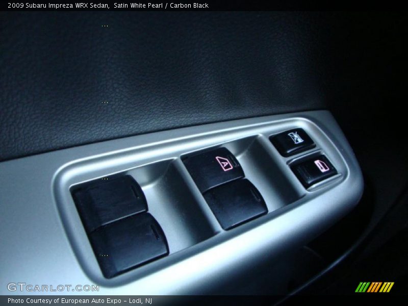 Satin White Pearl / Carbon Black 2009 Subaru Impreza WRX Sedan