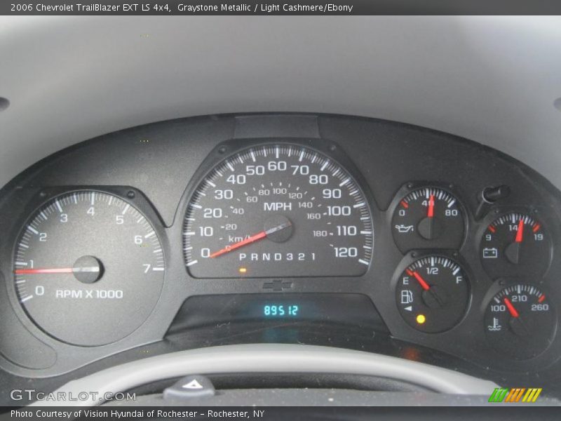 Graystone Metallic / Light Cashmere/Ebony 2006 Chevrolet TrailBlazer EXT LS 4x4