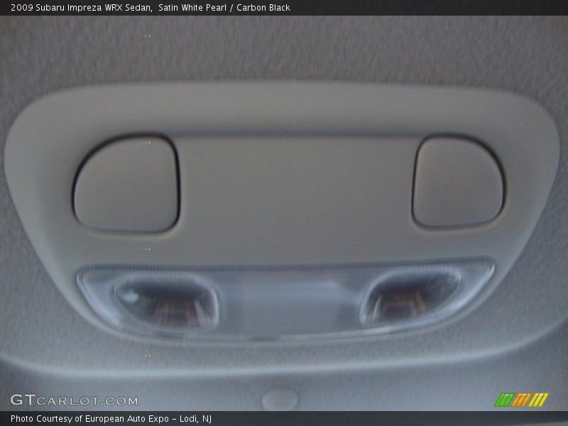 Satin White Pearl / Carbon Black 2009 Subaru Impreza WRX Sedan