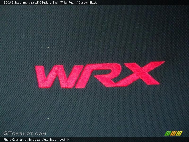 Satin White Pearl / Carbon Black 2009 Subaru Impreza WRX Sedan