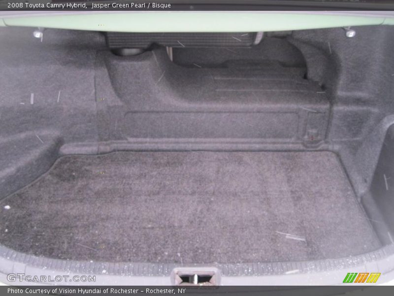Jasper Green Pearl / Bisque 2008 Toyota Camry Hybrid