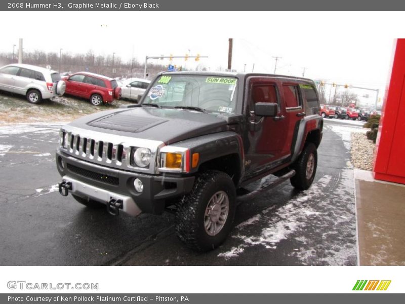 Graphite Metallic / Ebony Black 2008 Hummer H3
