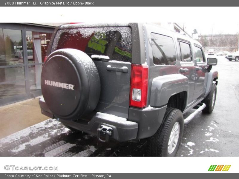 Graphite Metallic / Ebony Black 2008 Hummer H3