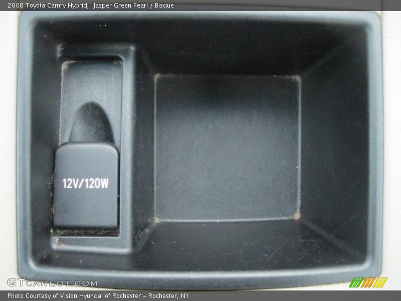 Jasper Green Pearl / Bisque 2008 Toyota Camry Hybrid