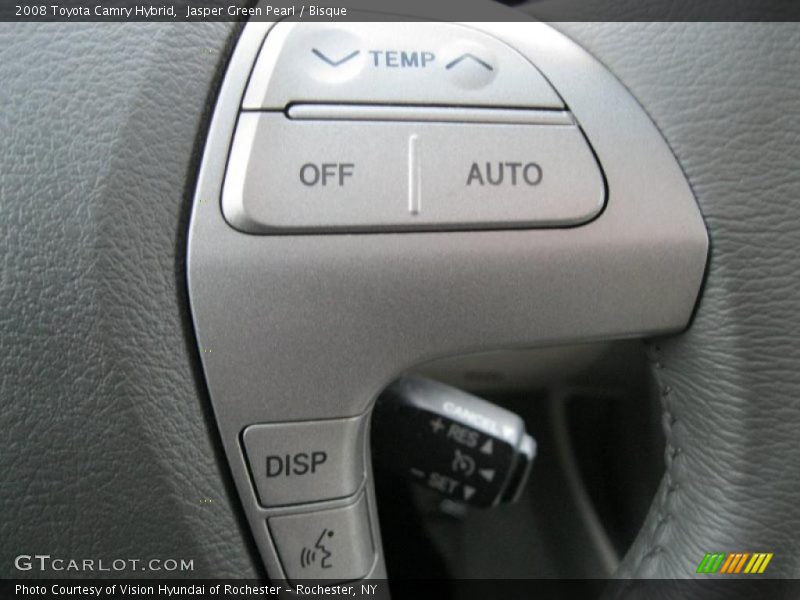Jasper Green Pearl / Bisque 2008 Toyota Camry Hybrid