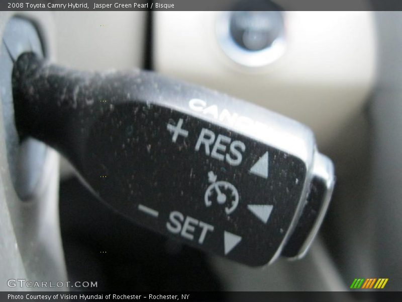Jasper Green Pearl / Bisque 2008 Toyota Camry Hybrid