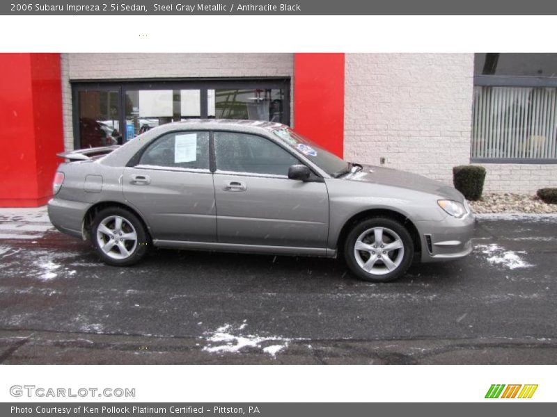 Steel Gray Metallic / Anthracite Black 2006 Subaru Impreza 2.5i Sedan