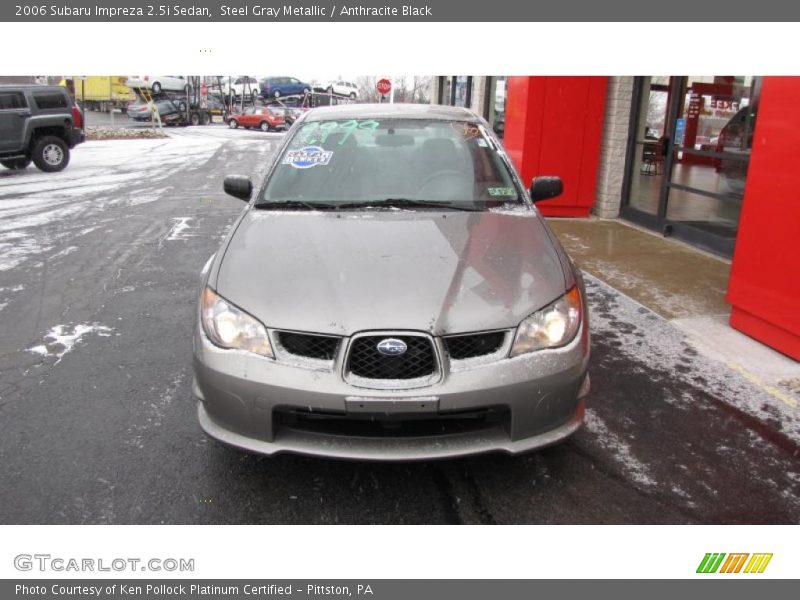 Steel Gray Metallic / Anthracite Black 2006 Subaru Impreza 2.5i Sedan