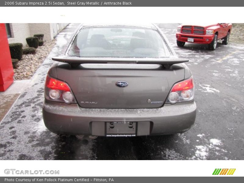 Steel Gray Metallic / Anthracite Black 2006 Subaru Impreza 2.5i Sedan