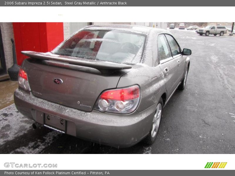 Steel Gray Metallic / Anthracite Black 2006 Subaru Impreza 2.5i Sedan