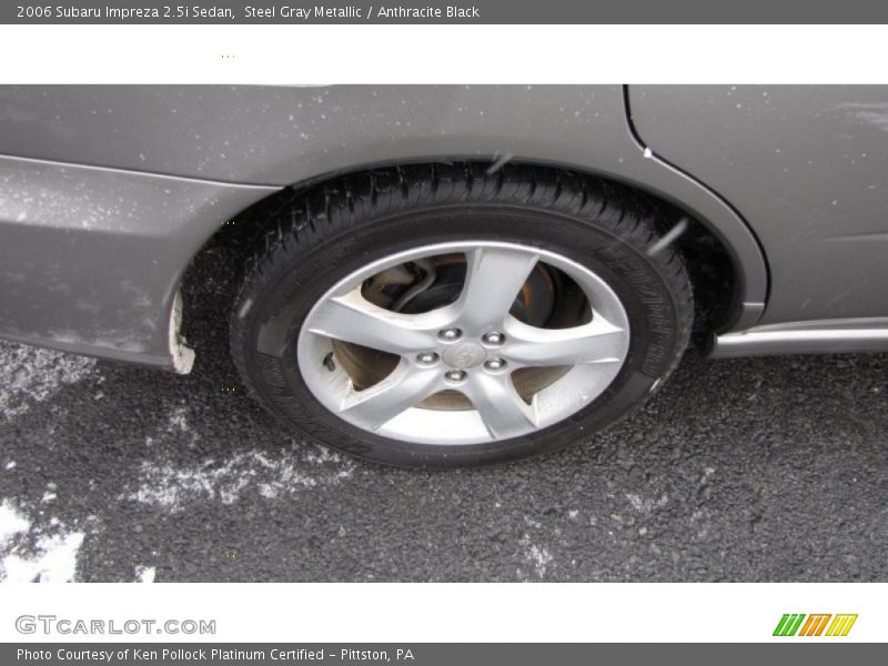 Steel Gray Metallic / Anthracite Black 2006 Subaru Impreza 2.5i Sedan