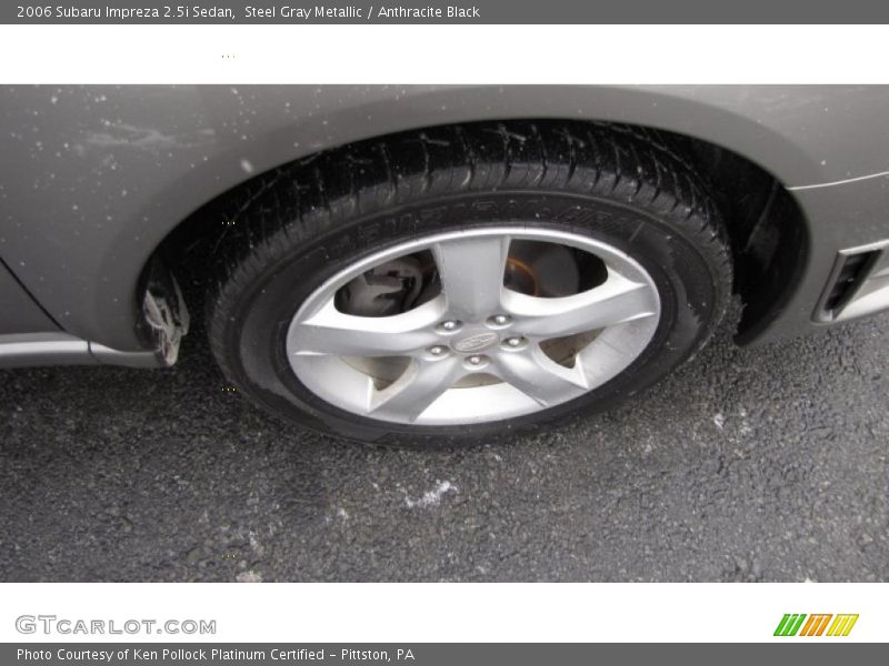 Steel Gray Metallic / Anthracite Black 2006 Subaru Impreza 2.5i Sedan