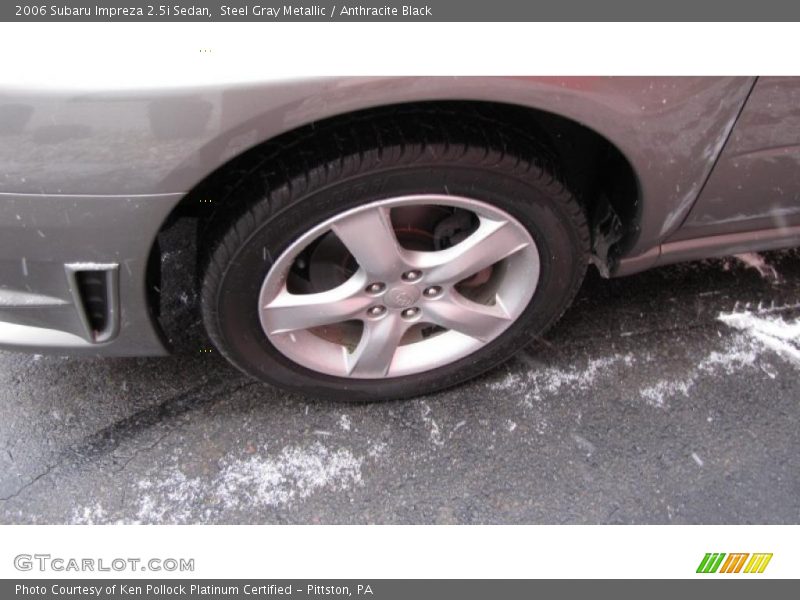 Steel Gray Metallic / Anthracite Black 2006 Subaru Impreza 2.5i Sedan