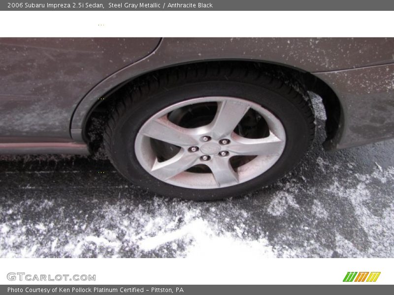 Steel Gray Metallic / Anthracite Black 2006 Subaru Impreza 2.5i Sedan