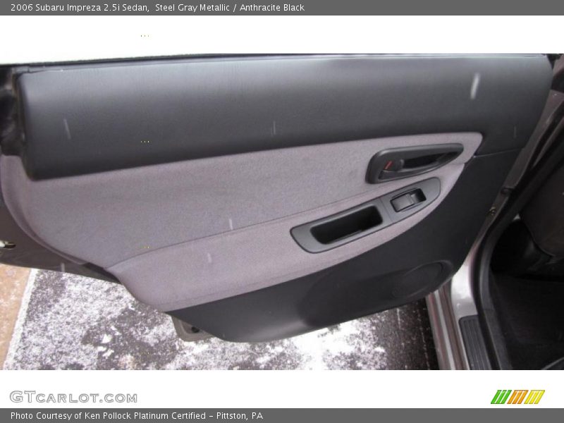 Steel Gray Metallic / Anthracite Black 2006 Subaru Impreza 2.5i Sedan