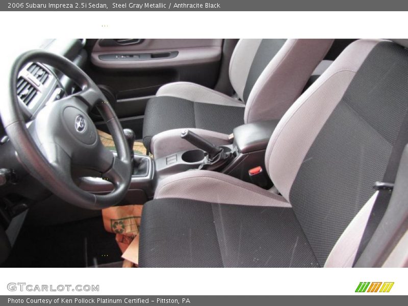Steel Gray Metallic / Anthracite Black 2006 Subaru Impreza 2.5i Sedan